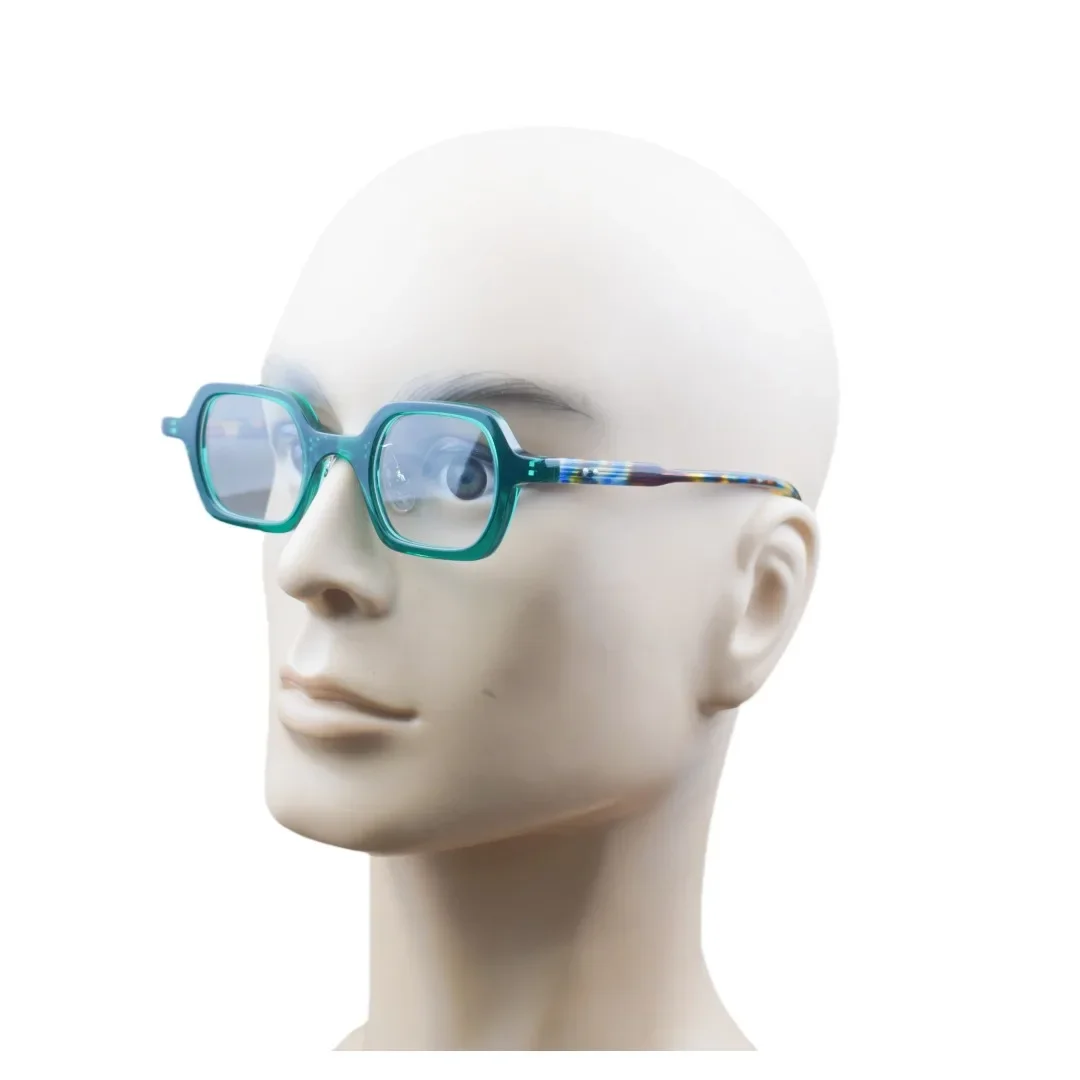 

Japanese Square Prescription Glasses Fashion Myopia Eyewear Handmade Acetate Optical Eyeglasses for Men
