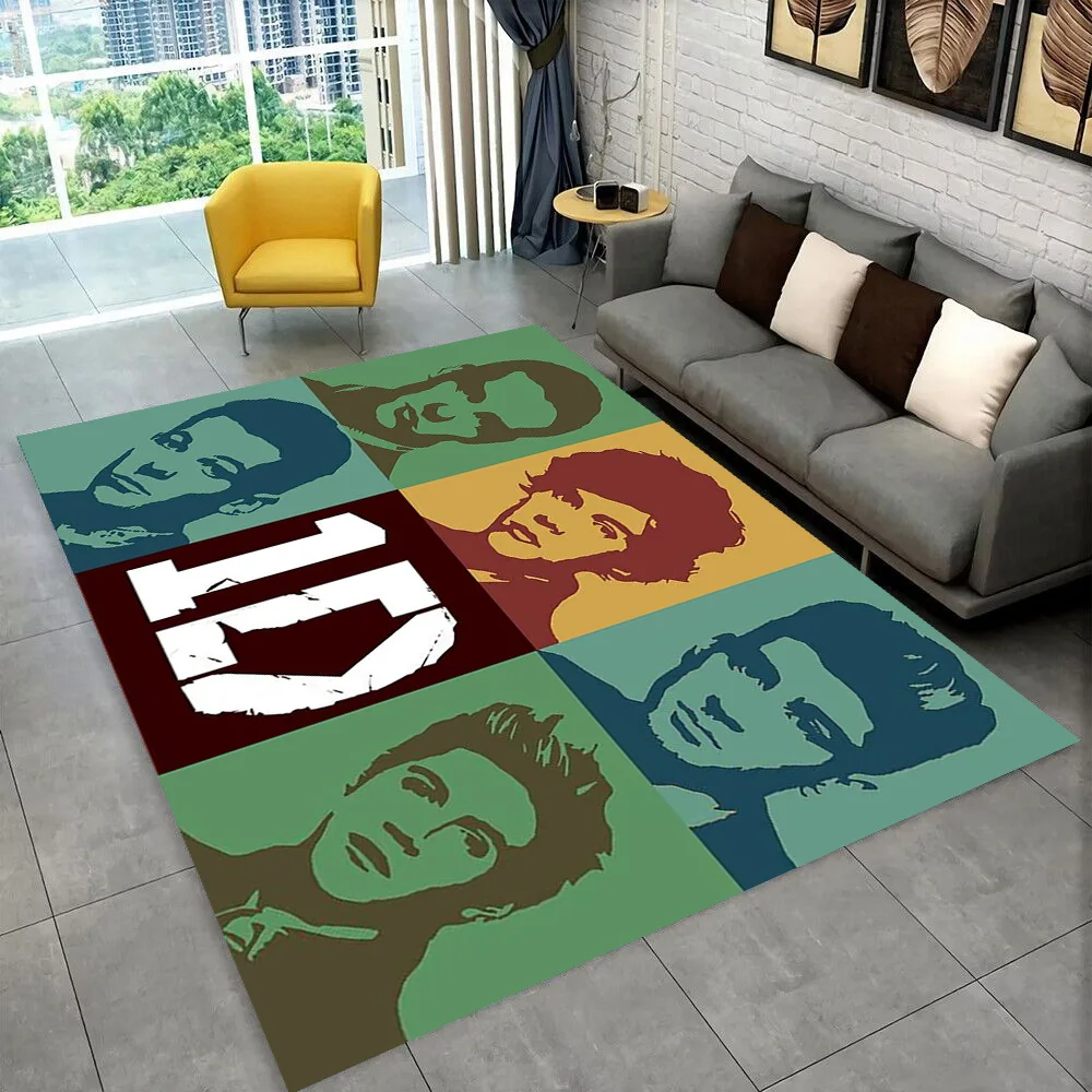 

One D-Direction Popular Singer Carpet Rug for Bedroom Living Room Sofa Home Doormat Home Decor,Area Rug Non-slip Floor Mat Gift