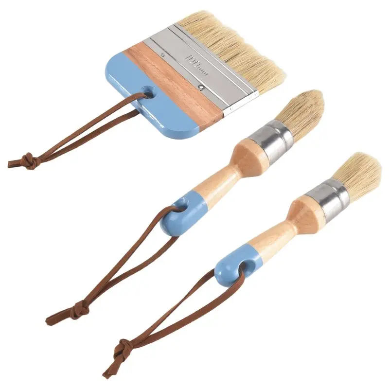 ABLK Brush For Acrylic Painting Bristle Stencil Brushes For Wood Furniture Home Decor