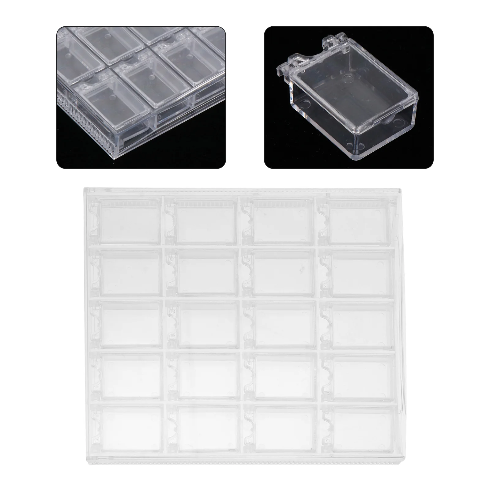 

Nail Organizer Case Jewelry Storage Box Container Accessories Pp Containers for Organizing