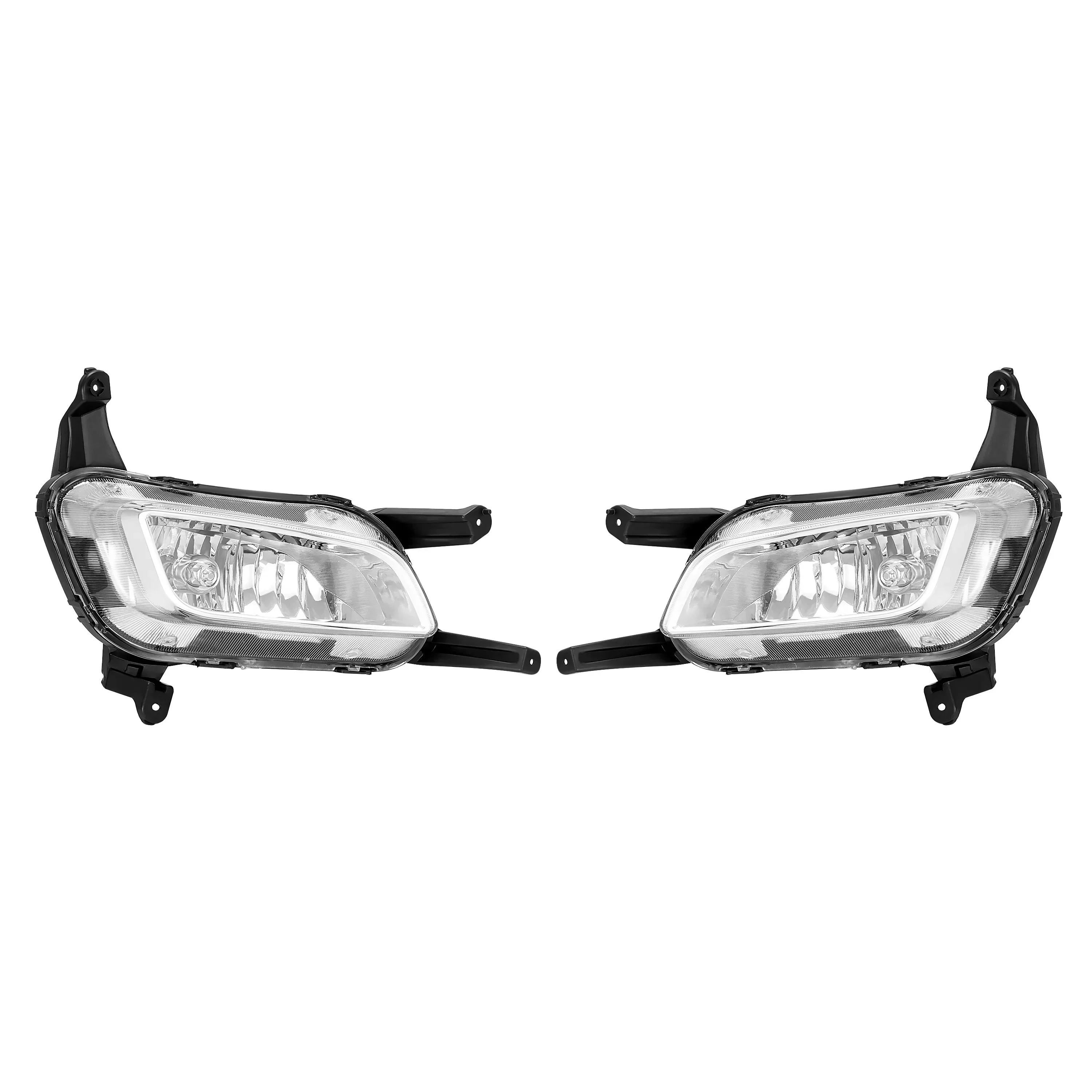 Hot salesFront Fog Lights & Bezels Trim Driver Passenger Pair for  2014-2015