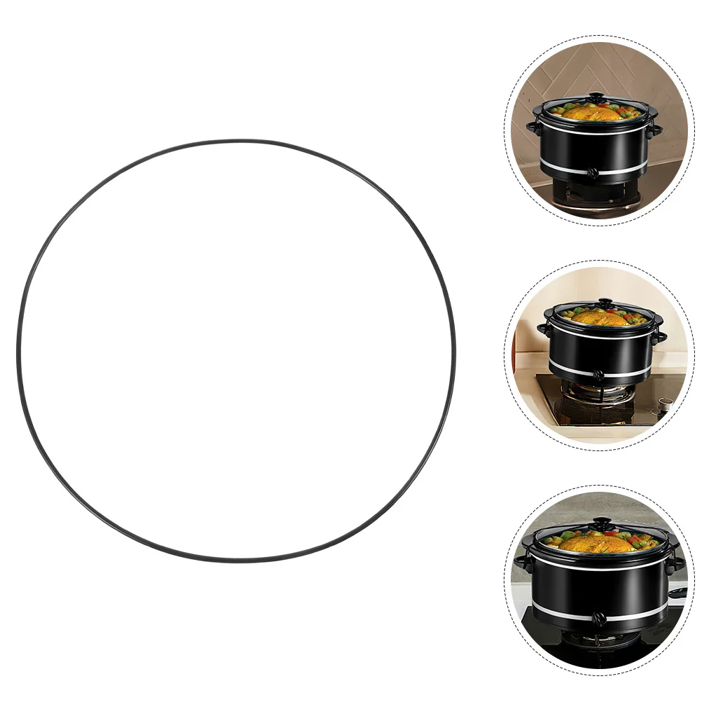 

4Pcs Lid Latch Strap for Slow Cooker Pots Easy Installation Secure Fastening Prevents Steam Flavors Escaping Lid Latch Strap