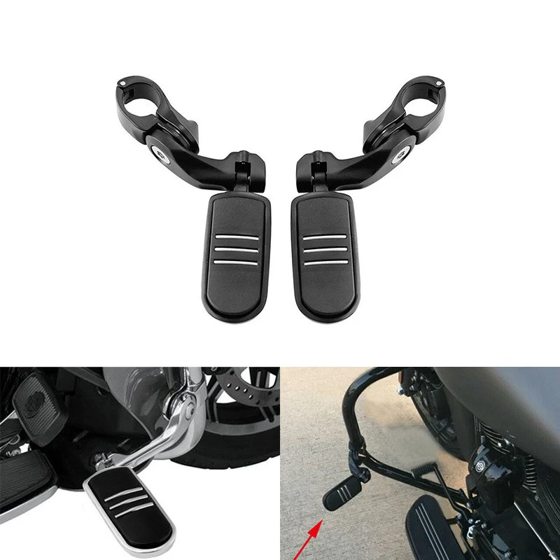 

Universal Motorcycle Accessories Touring Chrome Crash Bar Foot Pegs Kit for Harley Touring Sportster Softail Dyna