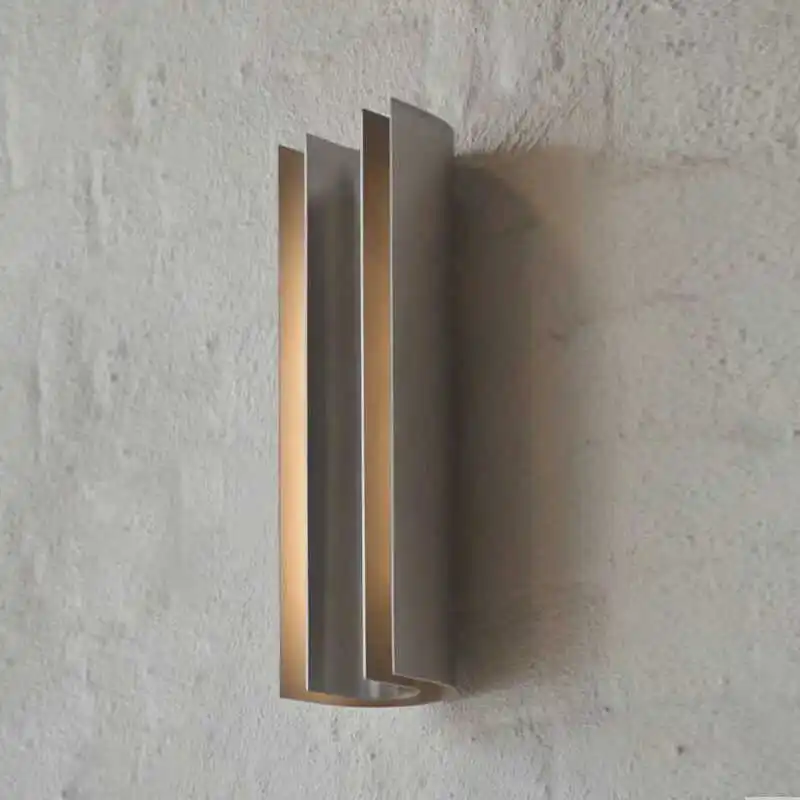 

Design stainless steel wall lamp Nordic LED bedroom bedside lamp living room wall lamp
