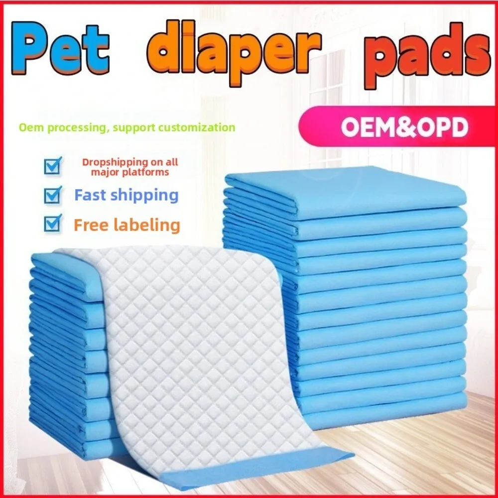 

Dog Diaper Pads Extra Thick Absorbent Paper for Pets Puppy Training Potty Pad for Indoor Use Small Medium Dogs Absorption Pad