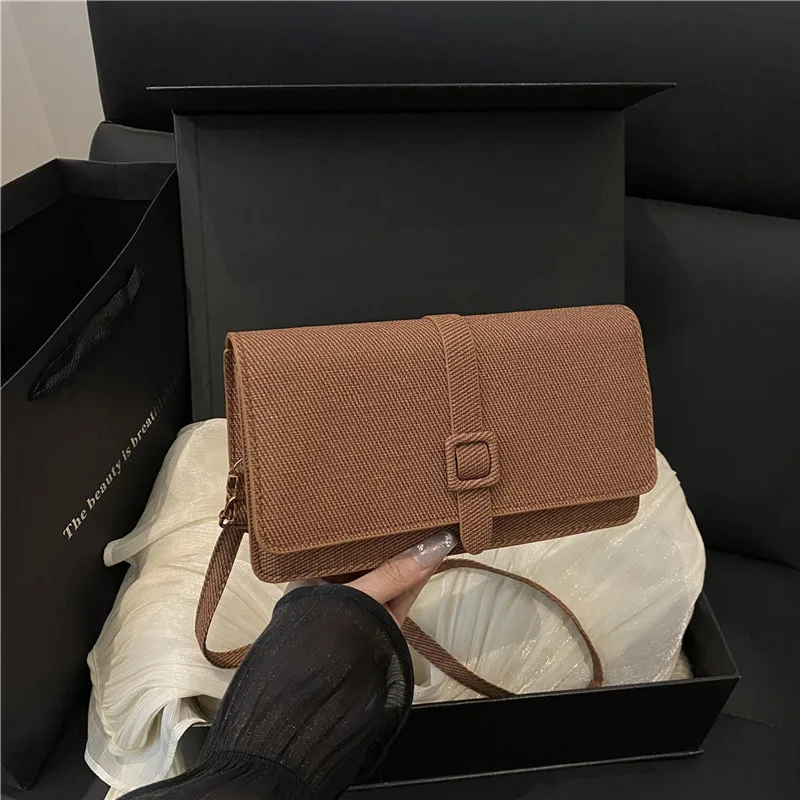

2025 niche casual and simple small square bag fashionable 2025 summer new women's shoulder cross-body bag