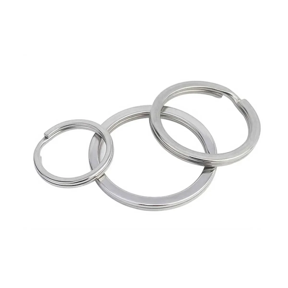 304 Roestvrijstalen Platte Dubbele Ring Met Een Dikte Van 1.5Mm En 2Mm