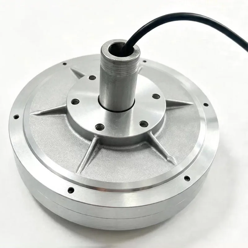 300W Low‑Speed Outer Rotor Coreless Disc‑Type Permanent Magnet Alternator 12V/24V DC Wind Hydro Power Generator