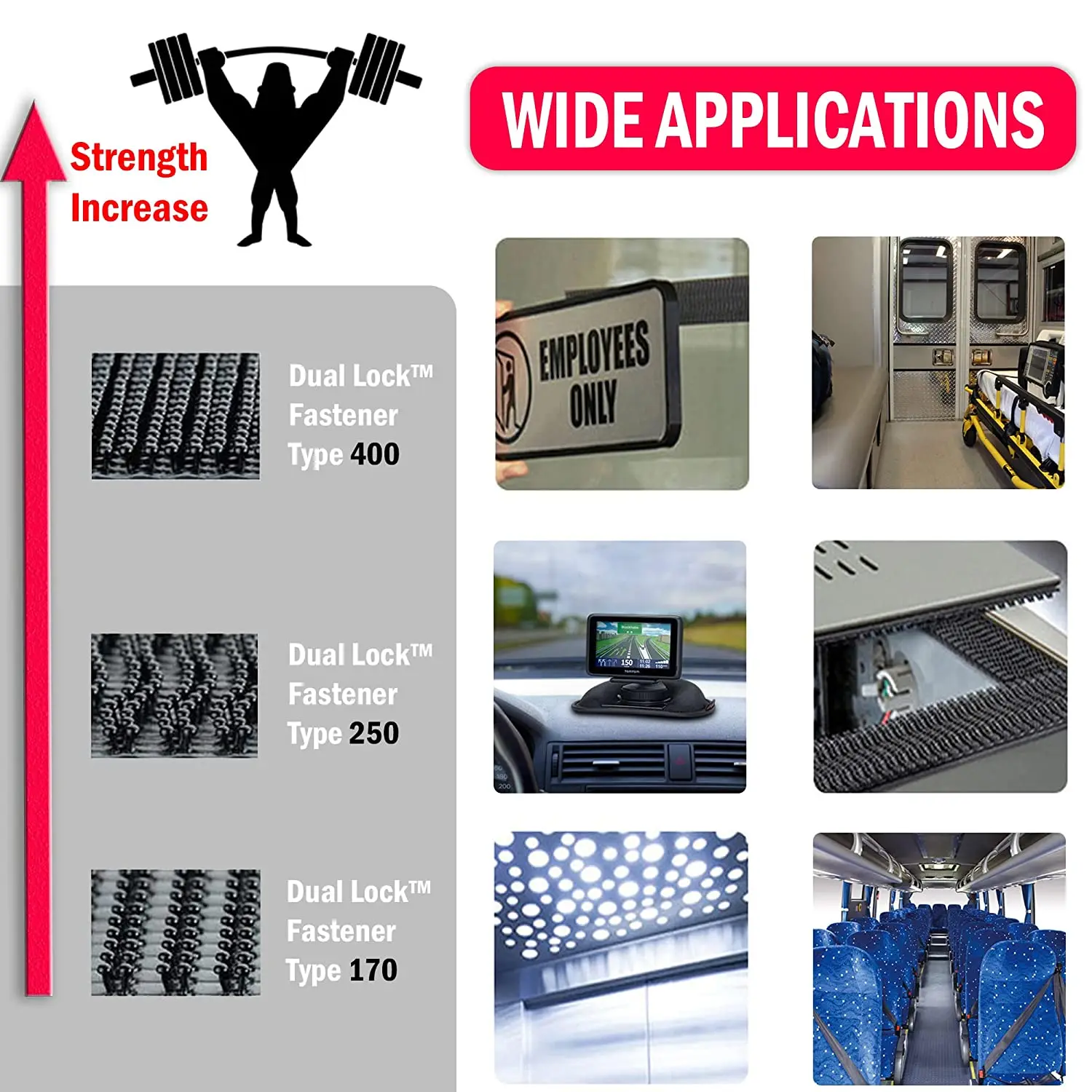 3M Dual Lock 3M tape SJ3550CF&3551CF&3560 Mushroom Reclosable Fastener 3M Reclosable Fasteners tape