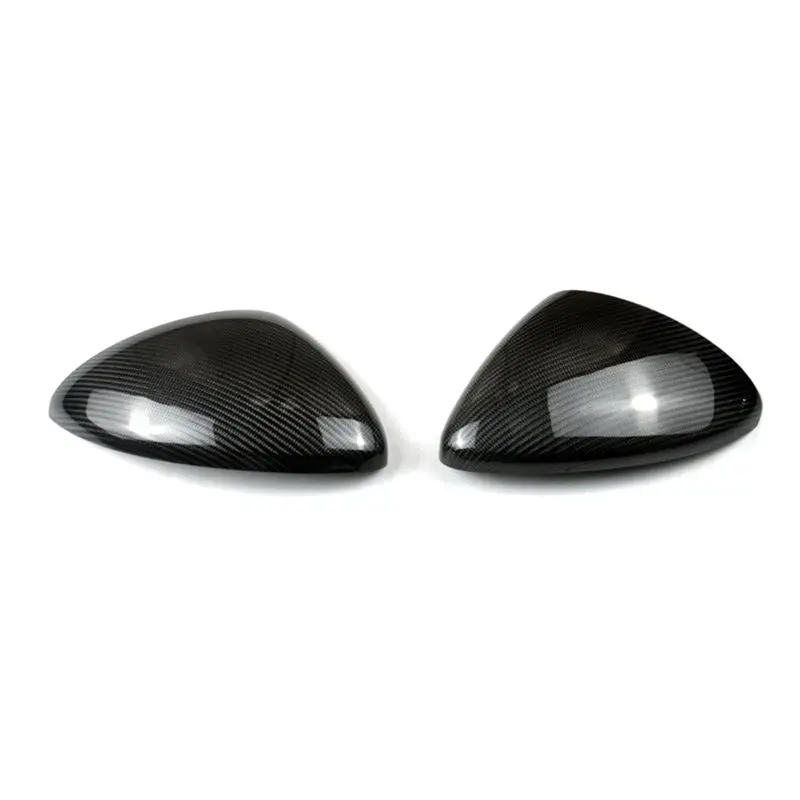 BB True Carbon Fiber Rearview Mirror Cover Side Door Wing Mirror Cap For Panamera 970 2014-2017