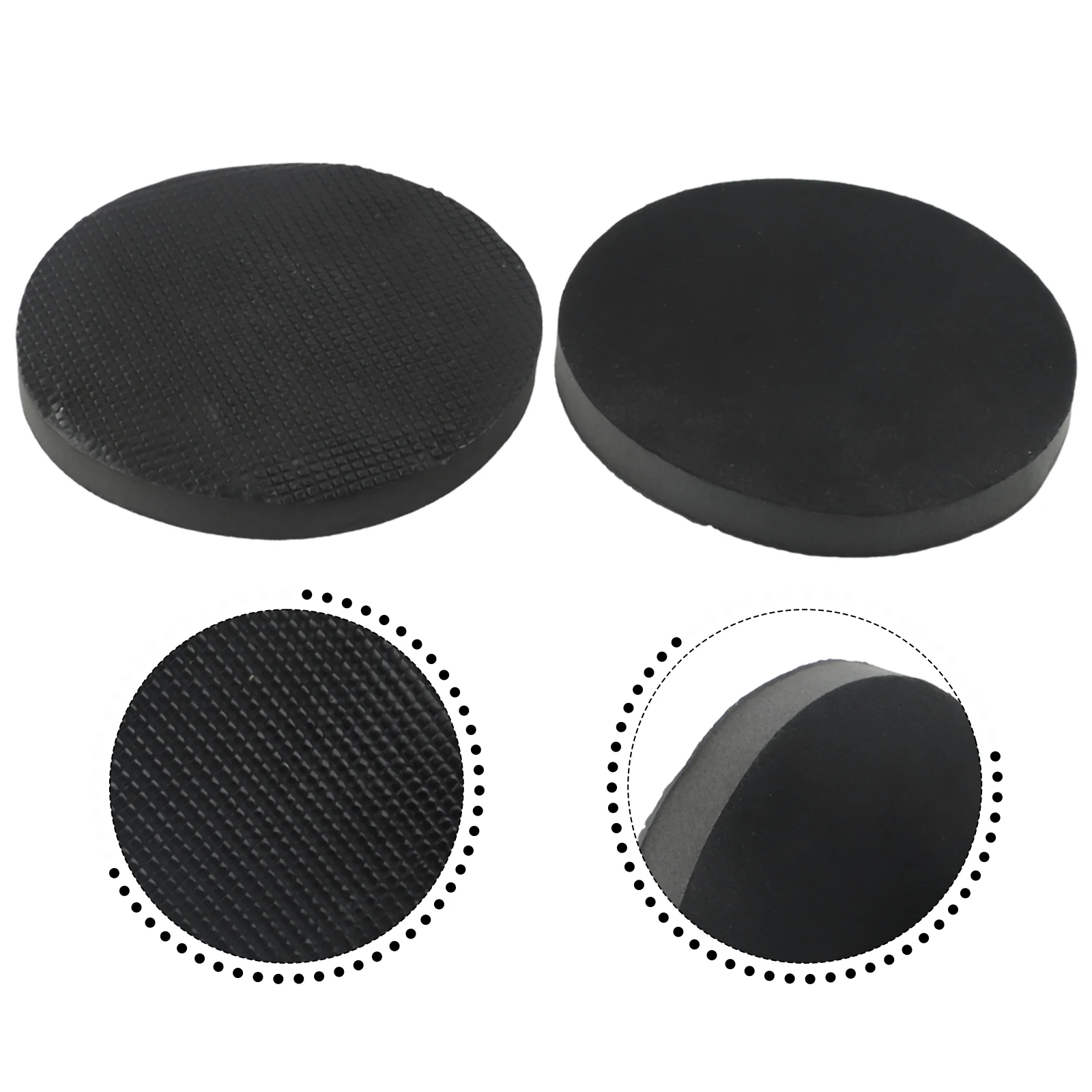 2pcs 6inch Clay Disc Bar Wipe Foam Pad Car Care Wash Detailing Fine Sponge For Car Wash Polishing Detailing Novel Tool