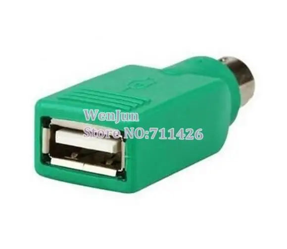 Free Shipping USB Female to PS2 PS/2 Male Adapter Converter keyboard Mouse Mice -200pcs/lot