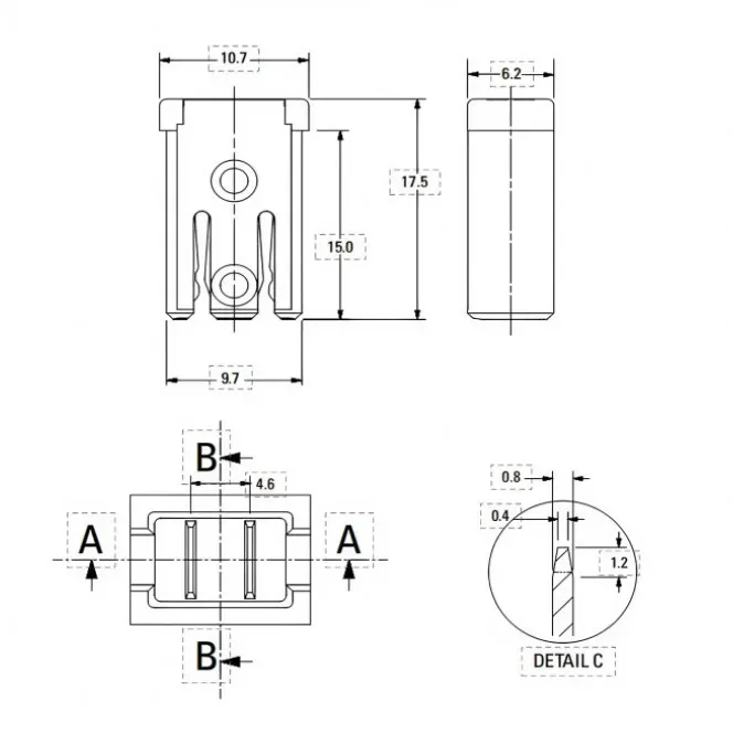 Mini Slotting MCASE Form Case Fuse Kit 14 Pieces 15A20A25A30A40A50A60A32V Automatic Transmission Parts