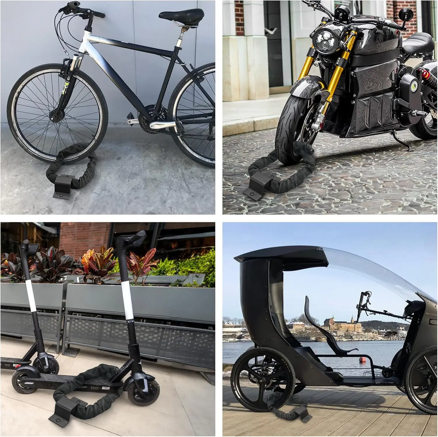 أنكراج أو سول صب سلسلة دي سيكوريتي أنكراج جدارية et Sol avec Une Maye en Carbure de 16 مللي متر أنكري دي تثبيت صب موتو