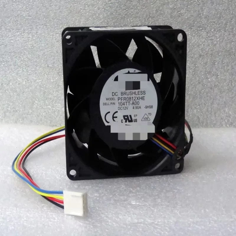 PFR0812XHE 80mmx38mm Extreme High Airflow Fan BRUSHLESS 4 Pin PWM 134 CFM Automation PAC PLC Controller -Ready to Ship