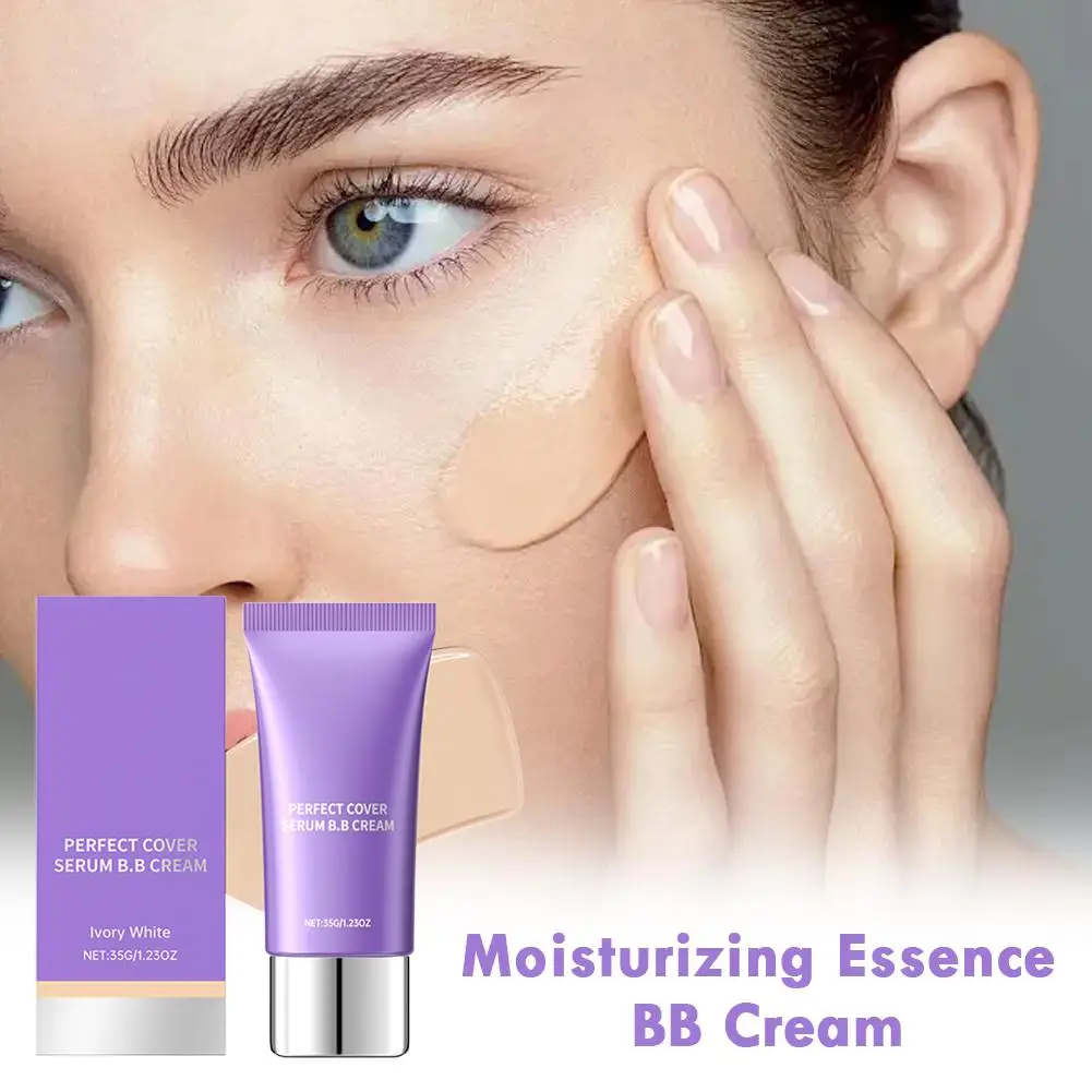 Crema BB multifunción 30g con suero hidratante para hidratar todo tipo de piel Base de maquillaje de cobertura completa Natural de larga duración