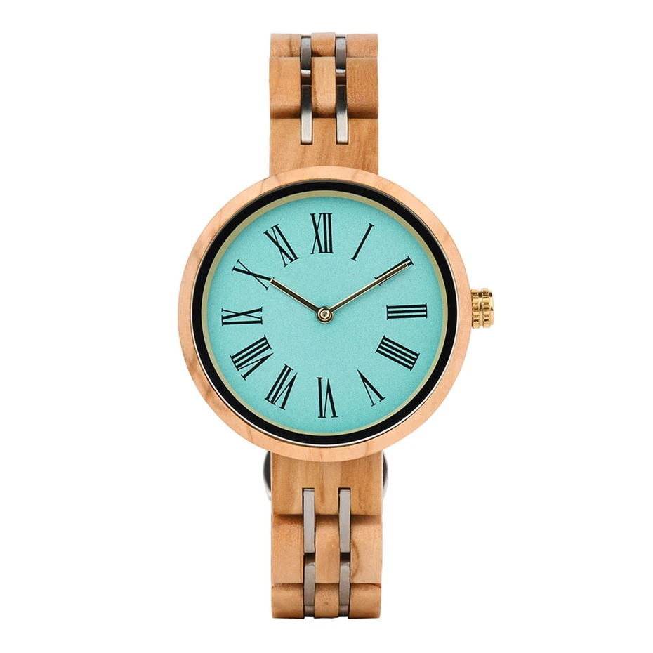 Ladies Wooden Watch Wristwatch Couple Gift Christmas Dropshipping