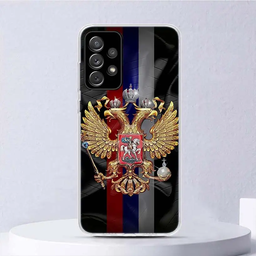 National Flag RU FR UK Soft Case For Samsung Galaxy A51 A71 A50 A70 A21S Phone Cover A30 A20E A10 A31 A41 A6 A7 A8 A9 Shell Coqu