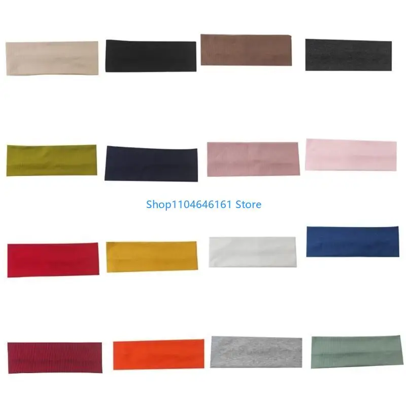 Women's Wide Sports Hairband Soft Headbands for Exercise Fashion Accessories