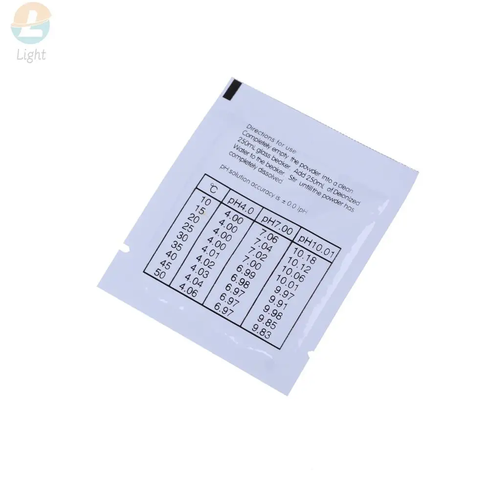 3 Bags H Buffer Solution Powder for PH Test Meter Measure Calibration 4.01 7.00 10.01