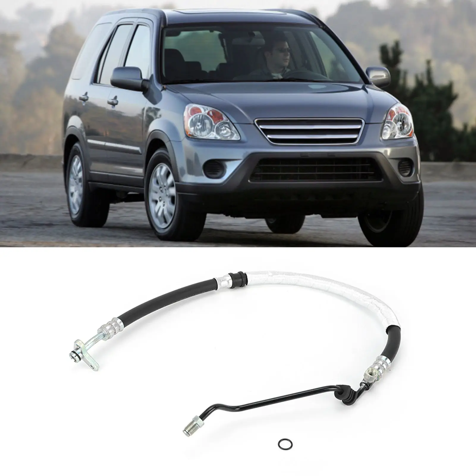 

53713-S9A-A03 Шланг гидроусилителя рулевого управления 53713-S9A-A03 Подходит для шланга гидроусилителя рулевого управления 02-06 2,4 л Шланг давления рулевого управления