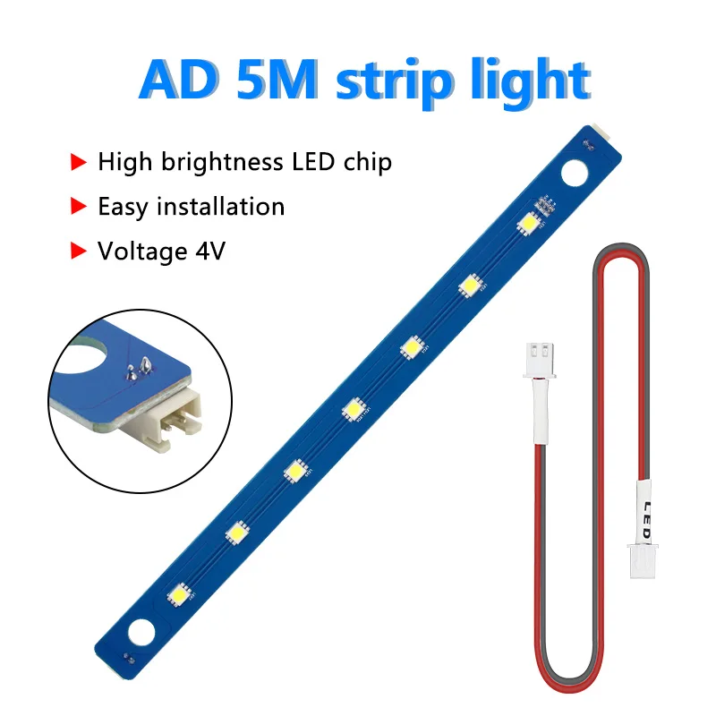 Light Strip For FLASHFORGE Adventurer for AD5M 5MPRO 3D Printers 5M AD5M Super Bright Led 24V Light Bar