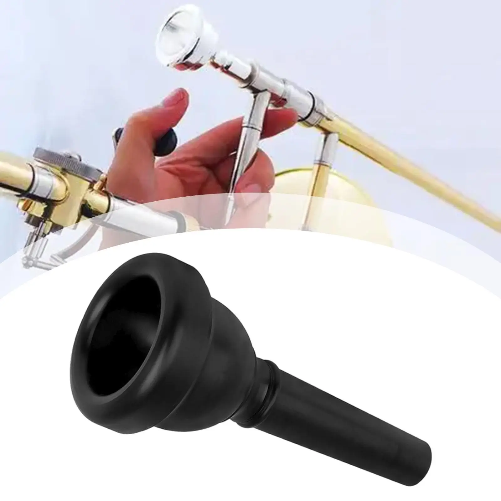 

Мундштук для альт-тромбона, черный, из АБС-пластика, прочный, легкий, музыкальные аксессуары для студентов и оркестров