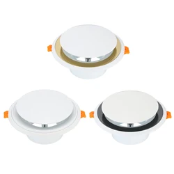 3 4 Inch Round Air Vent Adjustable Ceiling Diffuser Grill Cover Louver Soffit Vent ABS Plastic for Bathroom Kitchen Living Room
