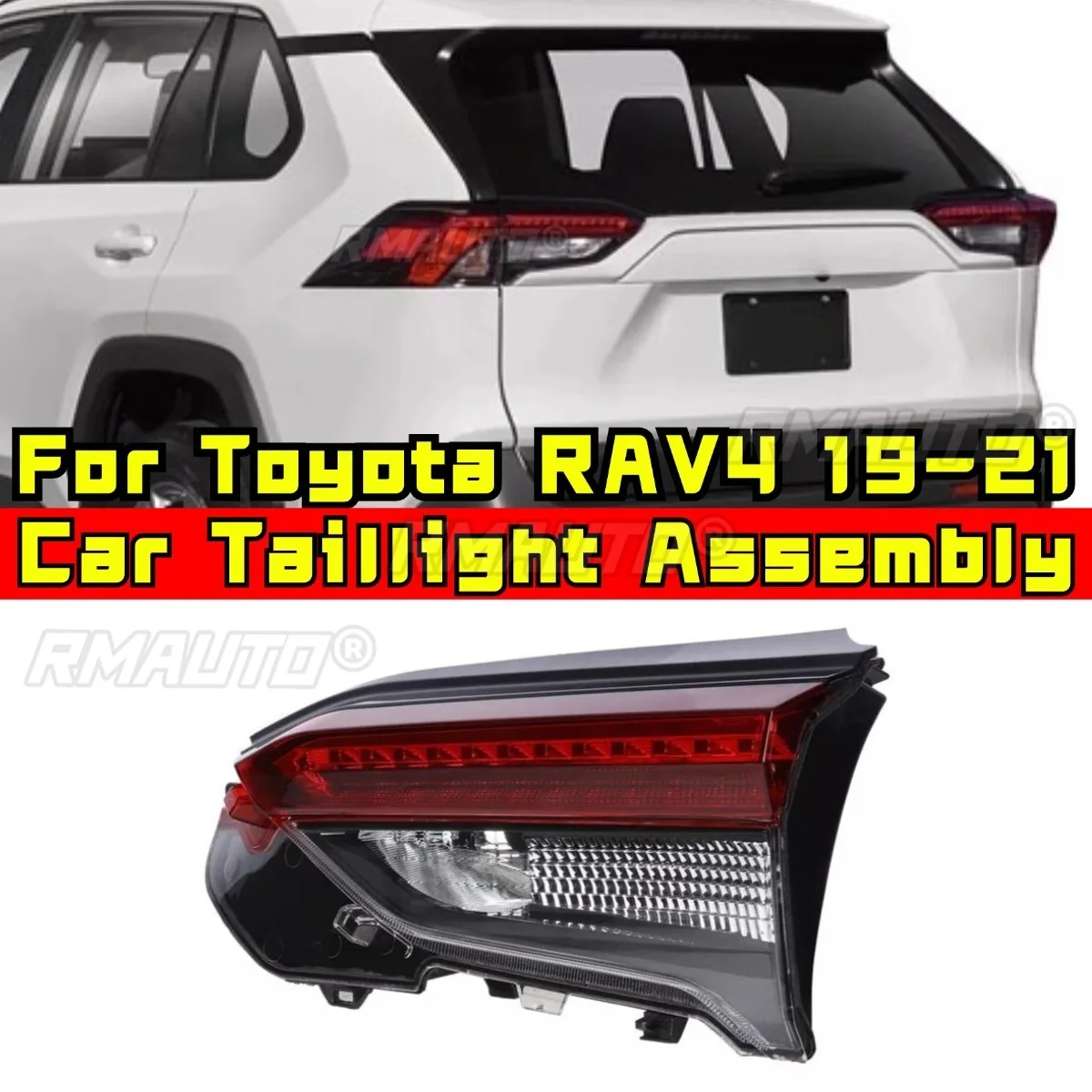 

For Toyota RAV4 2019-2021 LED Daytime Running Light Waterproof Fog Lamp Car Taillight Assembly Body Kit 81590-0R060 81580-0R060