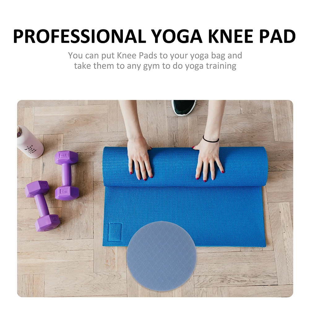

2 Pairs Knee Pads Tpe Rubber Non Slip Balance Kneeling Work Mat Cushion Workout Elbow Support Anti Skid Supplies