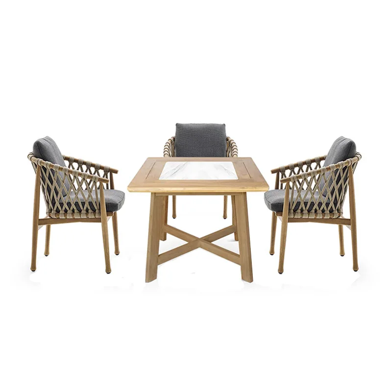 

Customizable outdoor rattan tables and chairs