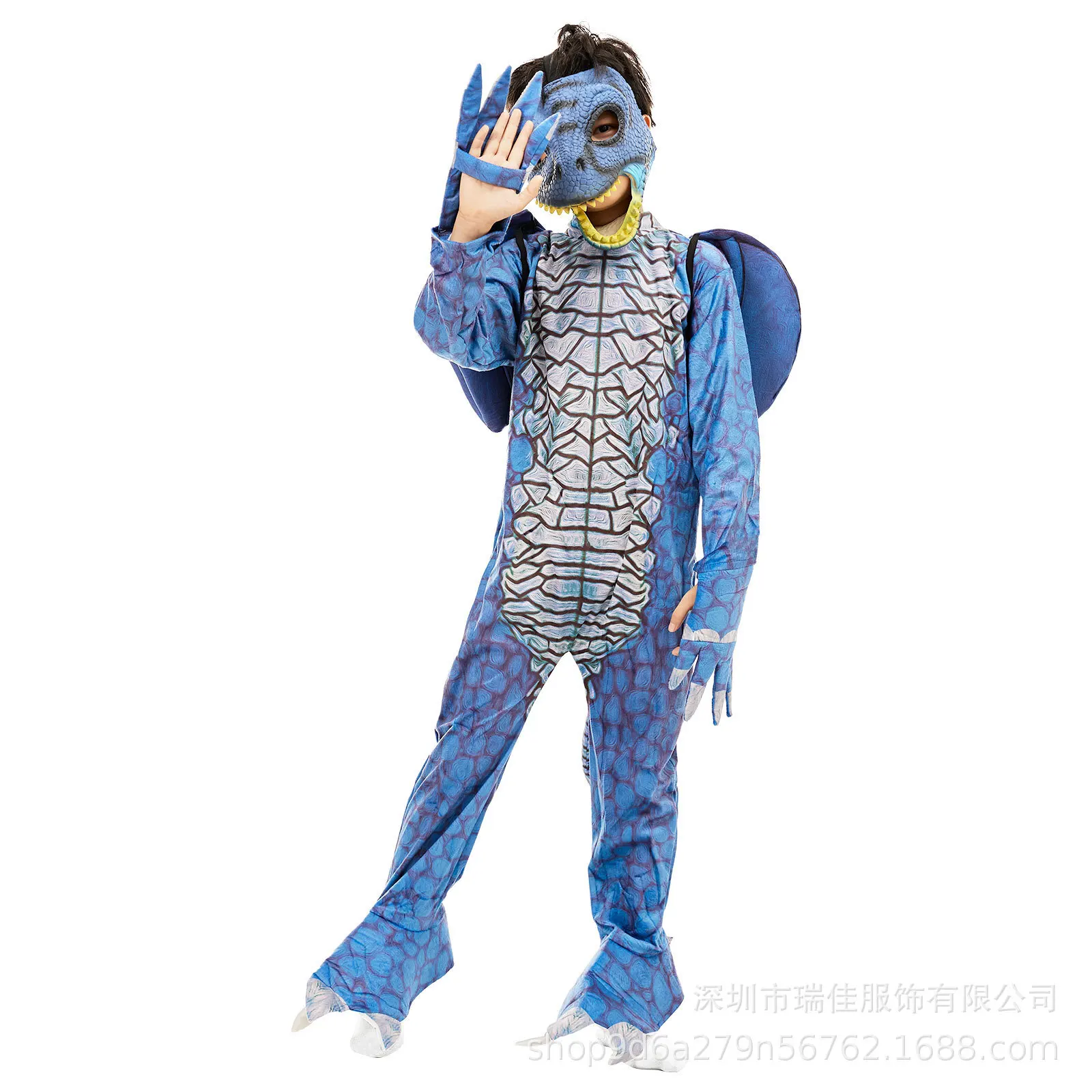 Halloween Holy Day  Deadly Dinosaur Costume Cosplay Outfit Performance Costume - Image 6