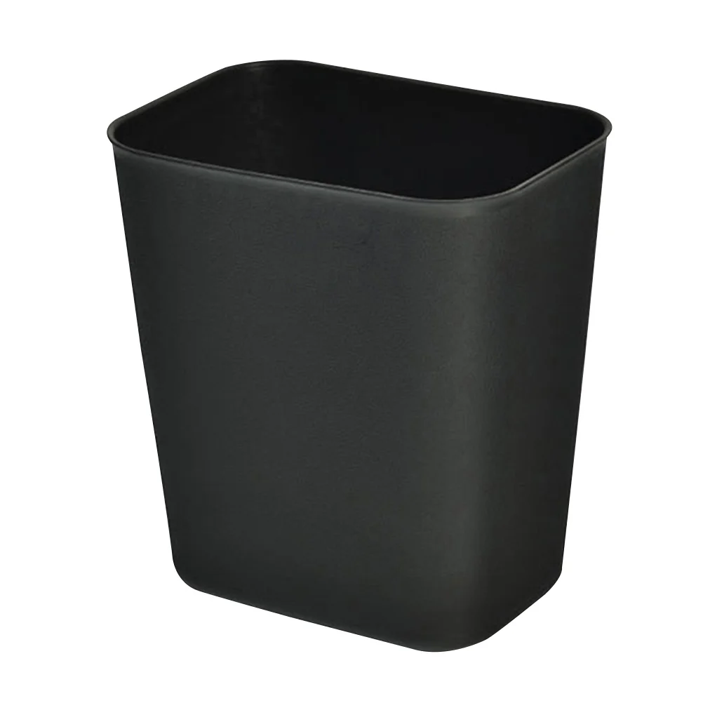 Black Trash Can Garbage Bins Car Outdoor Storage Large Capacity Waste Bucket High Japanese-style