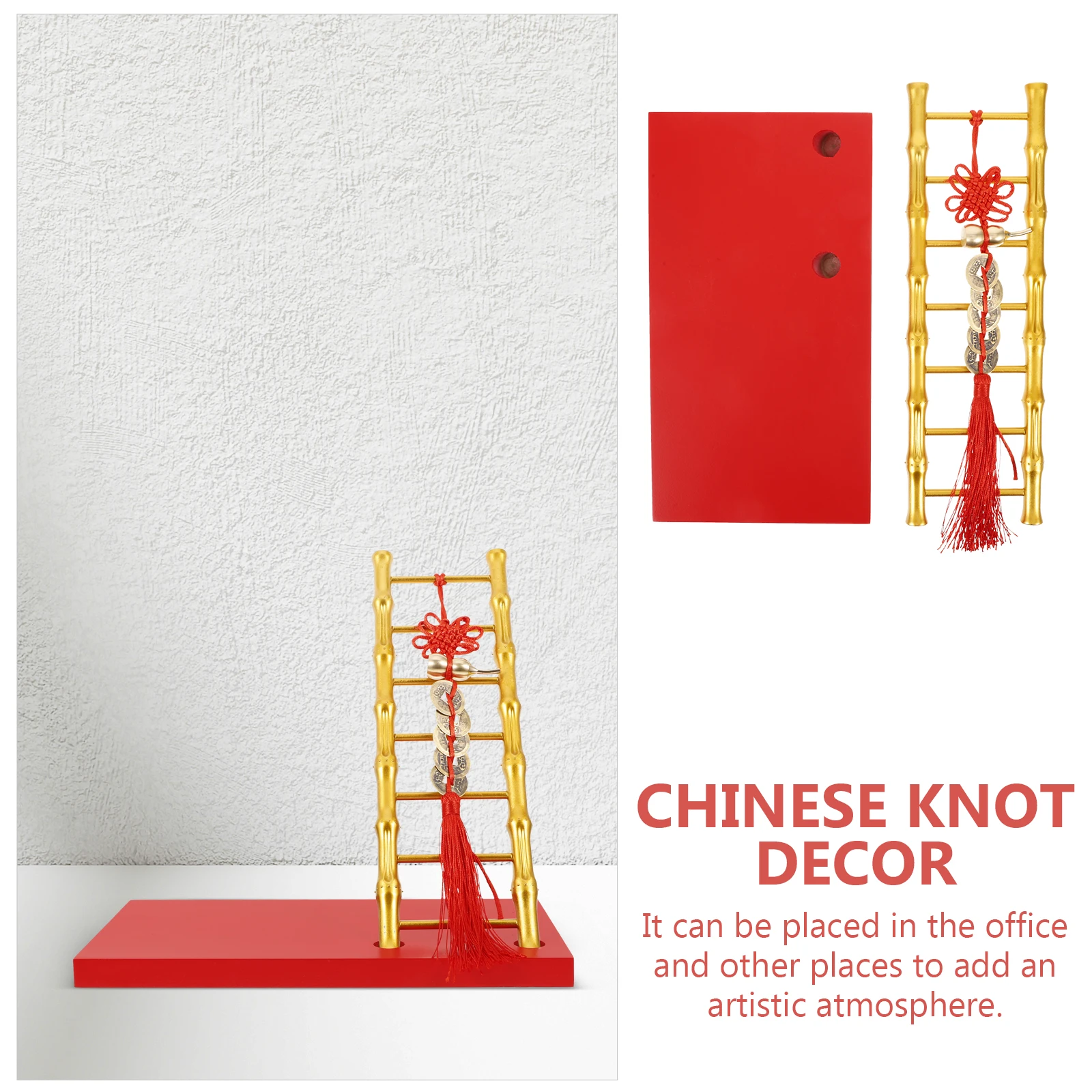 

Chinese Ladder Craft Decoration Small Desktop Ornament Housewarming Gift New Year Table Decor Chinese Office Decoration
