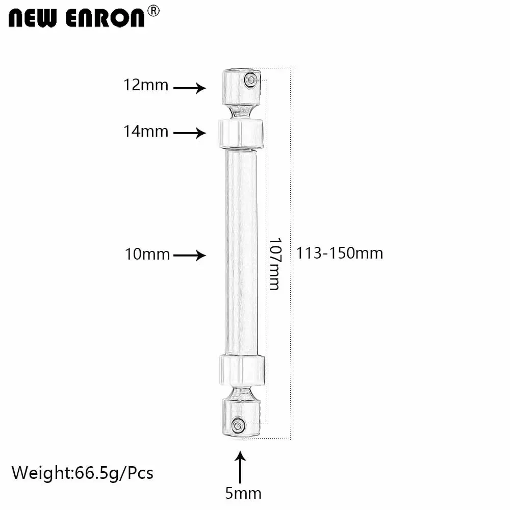 NEW ENRON Harden Steel Rear Driveshaft Drive CVD LOS232005 Upgrade Parts for RC Car 1/10 Team Losi Baja Rock Rey