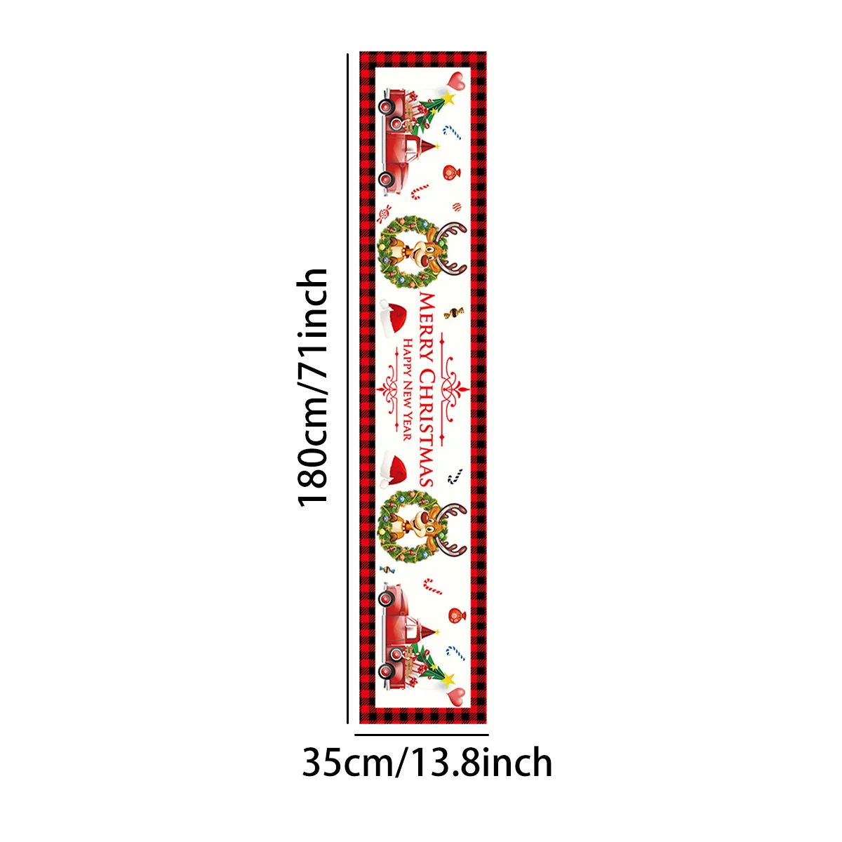 Christmas Table Runner Cloth, Merry Christmas Decor, Xmas Ornament, New Year Gift, Home, 2025, Table decoration and accessories
