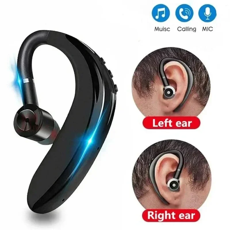 Wireless Bluetooth Headset Single Earplug Long-lasting Business Earphone Left and Right Ears General Headphons for Mobile Phones