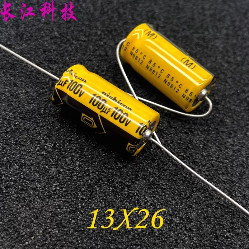 

Nichicon 100uf 100v 100v100uf Axial Audio Electrolytic Capacitor from Japan