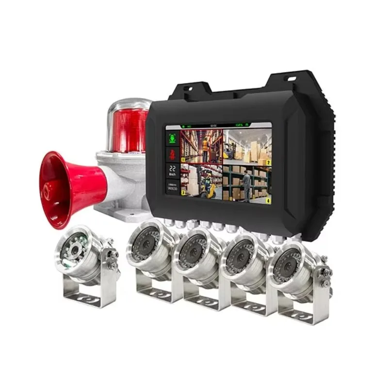 360 Degree Forklift Camera OEM Manufacturer Blind Spot Detection AI Camera Forklift Explosion Proof Camera System