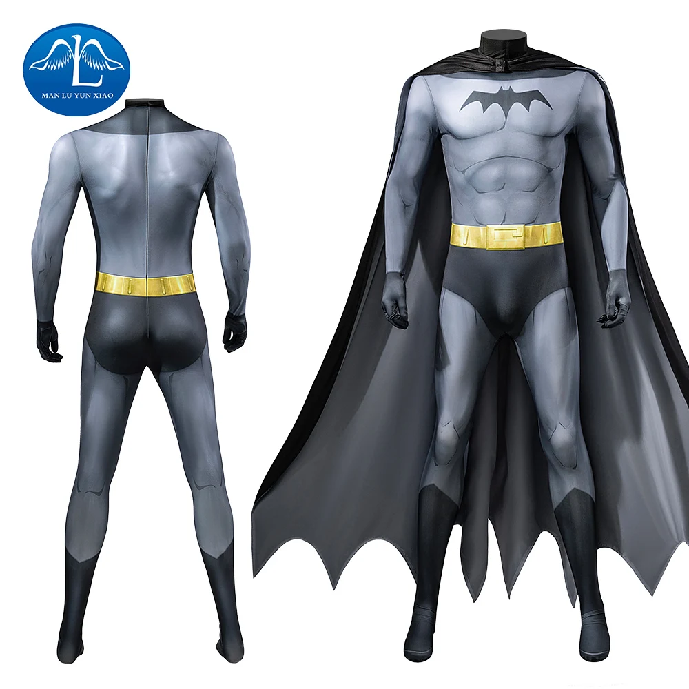 

Manluyunxiao Anime Bat Superhero Caped Crusader Adult Man Cosplay Costume Full Set XS-XXXL Halloween Christmas Comic Con