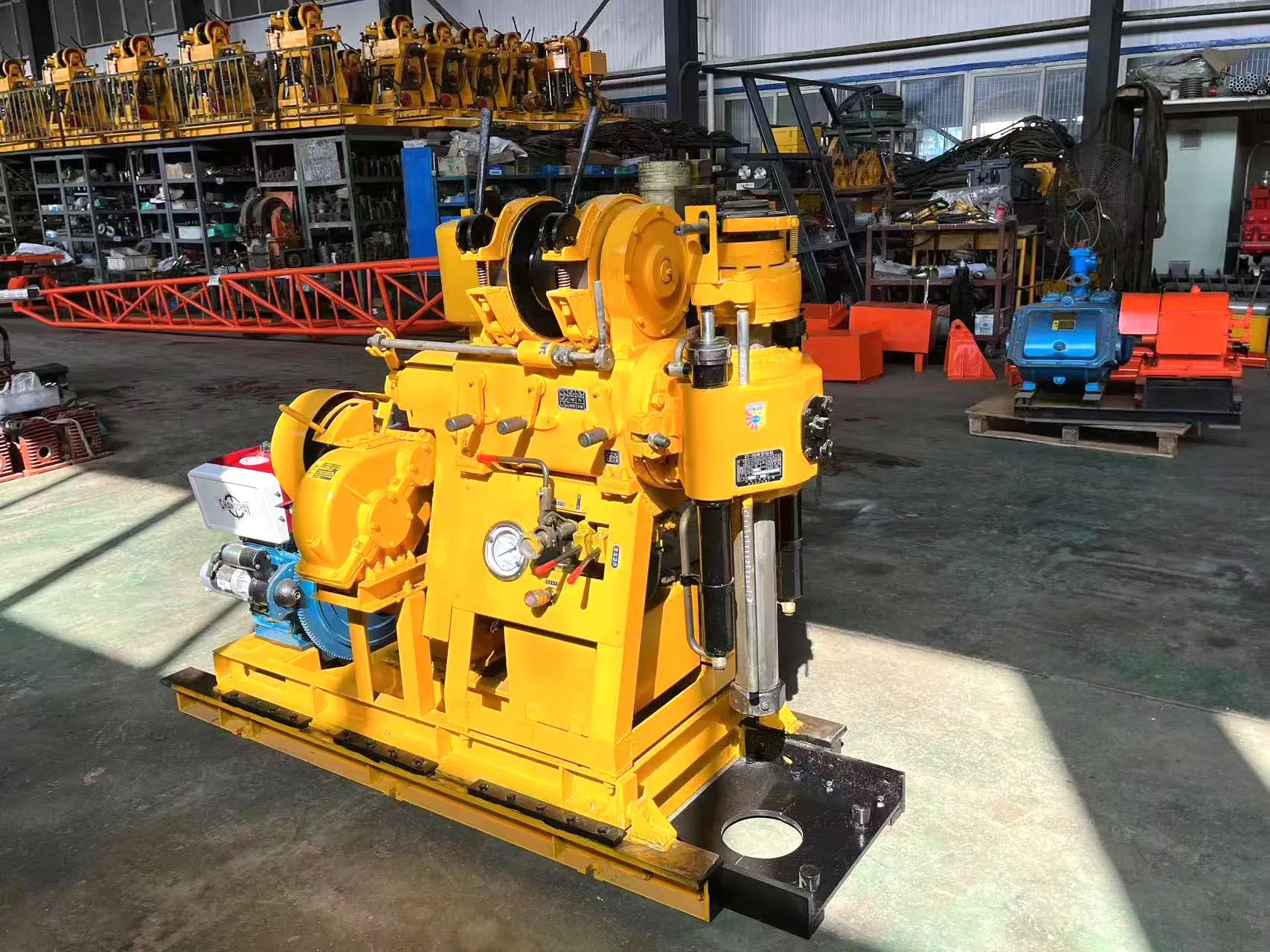 Machine de forage de puits d'eau XY-200B 100m 200m plate-forme de forage de puits d'eau rotative plate-forme de forage de puits d'eau avec pompe à boue