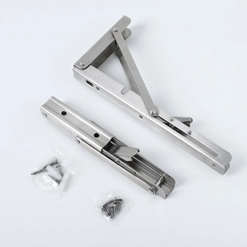 Multiple Sizes Triangle Folding Angle Bracket Heavy Duty Support Adjustable Wall Mounted Shelves Table Desk Hardware