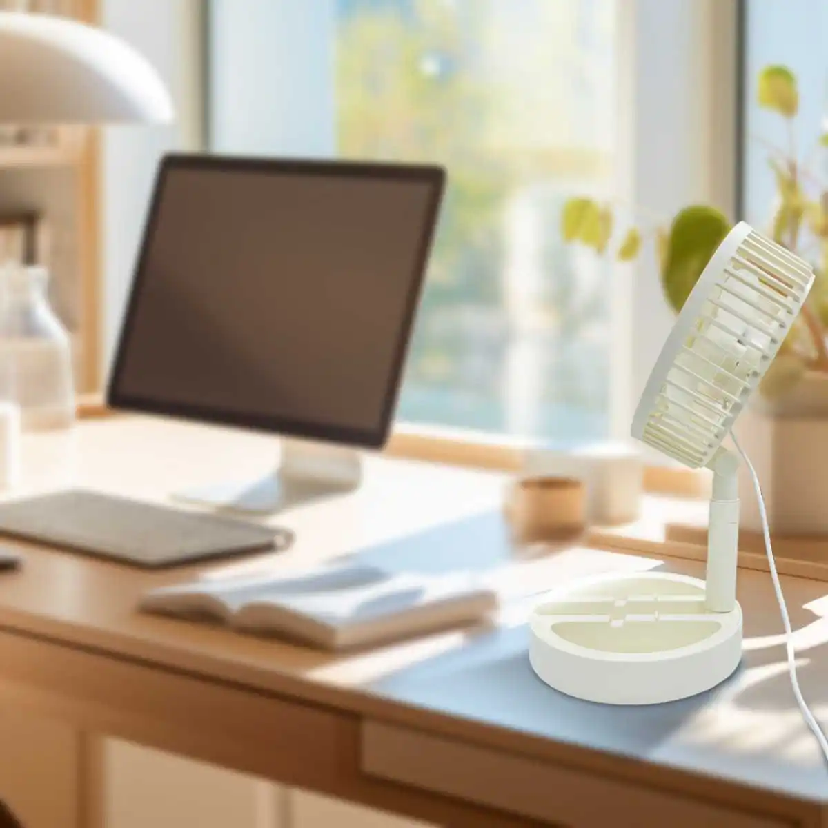 USB المكونات المباشرة في مروحة صغيرة مروحة التبريد المحمولة المنزلية طوي سطح المكتب الهواء المروج للداخلية في الهواء الطلق