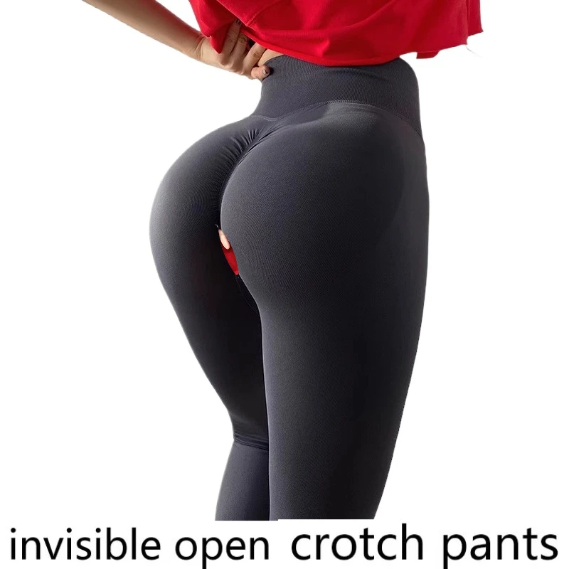 

New Internet Celebrity Peach Hip Yoga Pants High Waist Nude Sports Leggings Seamless Hip Fitness Leggings Gothic Fitness