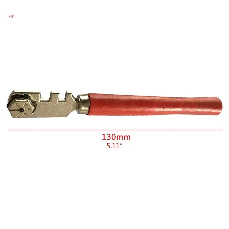 da taglio per vetro portatile a sei ruote per tagliavetro Ampiamente utilizzato nel taglio specchi vetro Piastrelle da