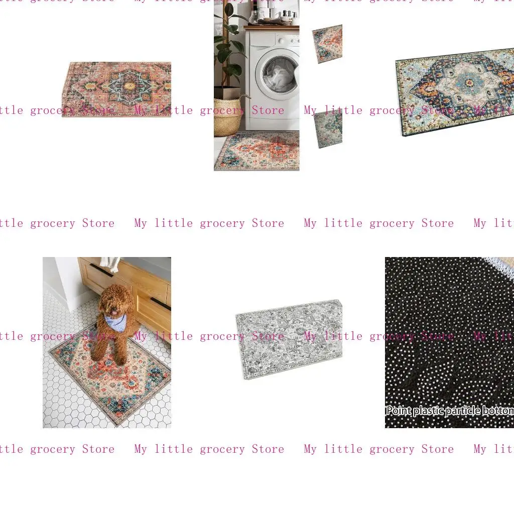 D5BD Crystal Door Mats Antislip Absorbe Kitchen LivingRoom Mats Welcome Doormat