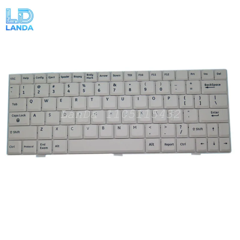 B-ultrasound 5492248-S Keyboard For GE Healthcare GE Vivid T8 T8 Pro T9 White English US Vivid T8 Pro Vivid T9 New