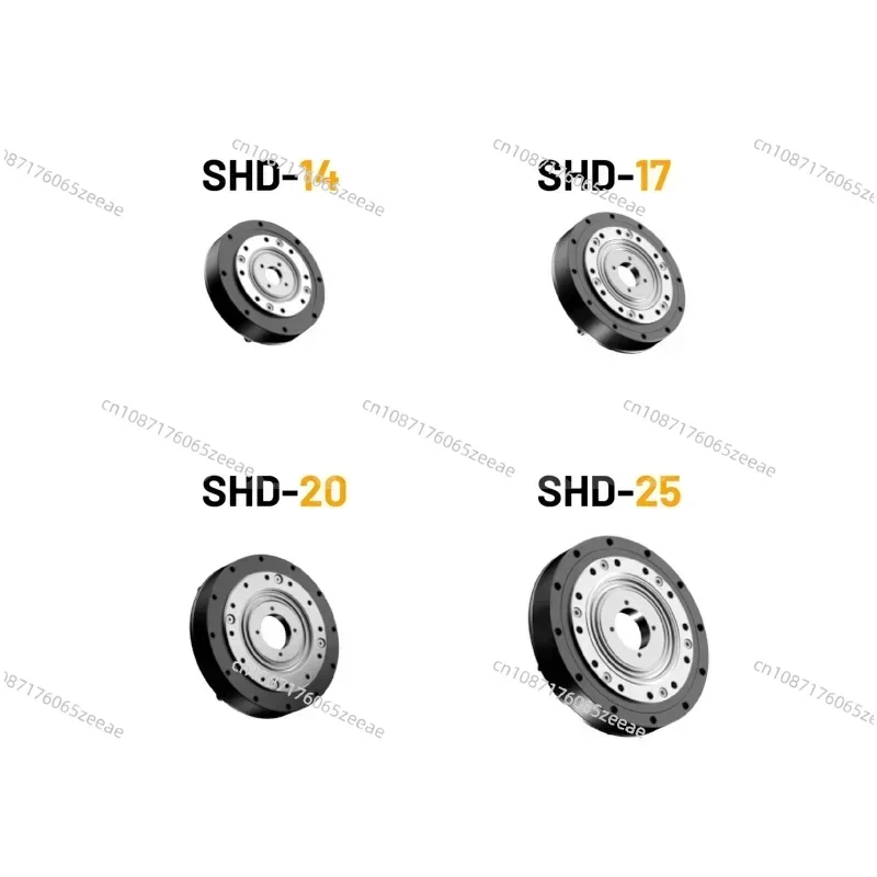 SHD-14-17-20-25 Series High-precision Robot Gear Harmonic Reducer Horizontal Installation Reducer Reduction Ratio 30-50-80-100