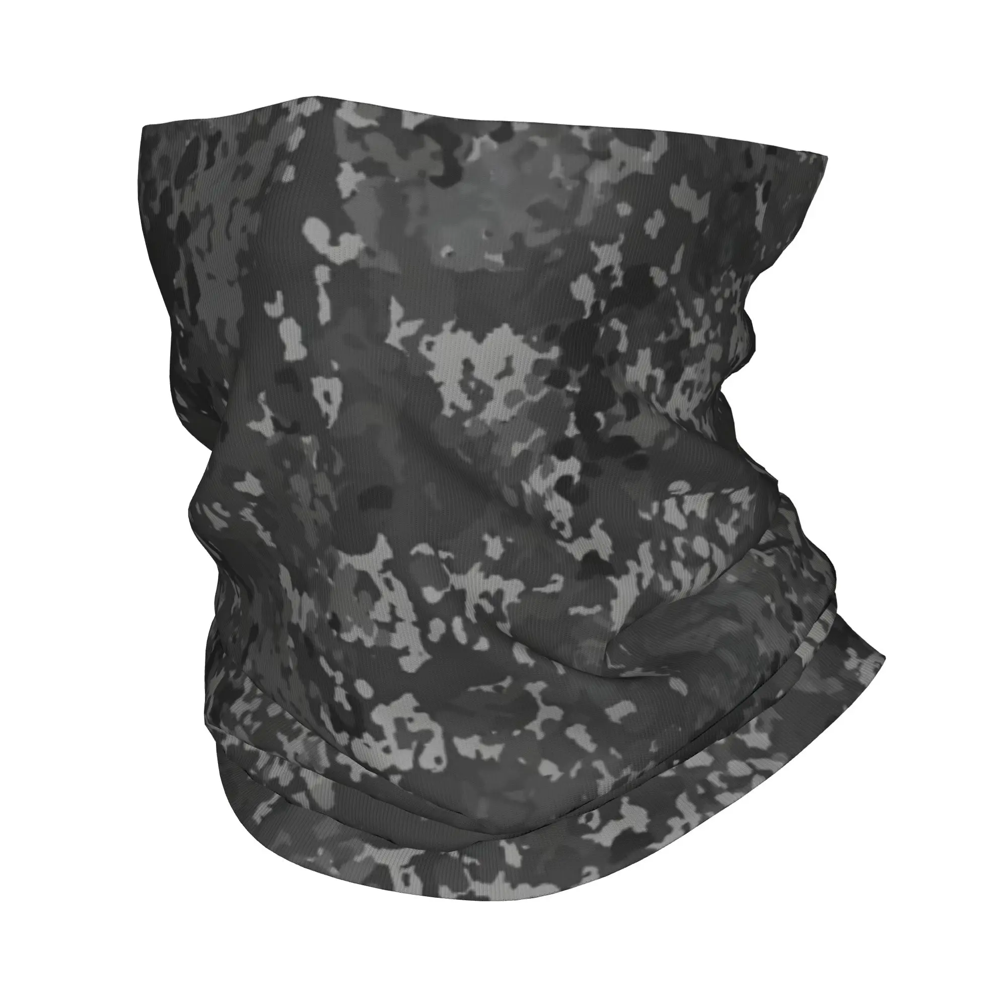 Custom Camo Winter Headband Neck Warmer Men Women Ski Camping Tube Scarf Camouflage Pattern Face Bandana Gaiter