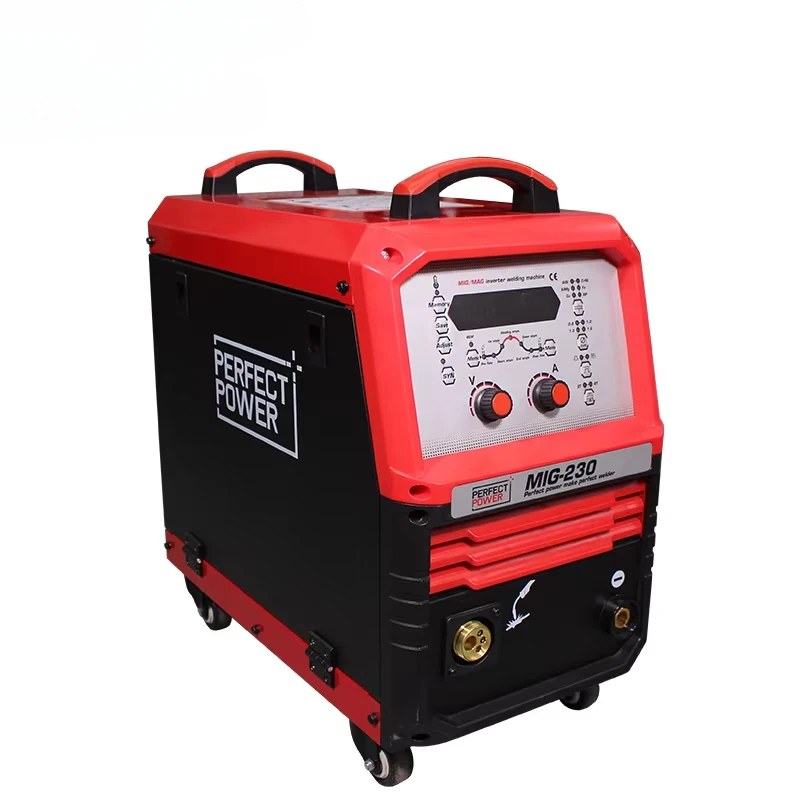 MIG-230 Pulse Double Pulse MIG MAG Welding Machine IGBT Frequency 35KHZ Welders Use Industrial